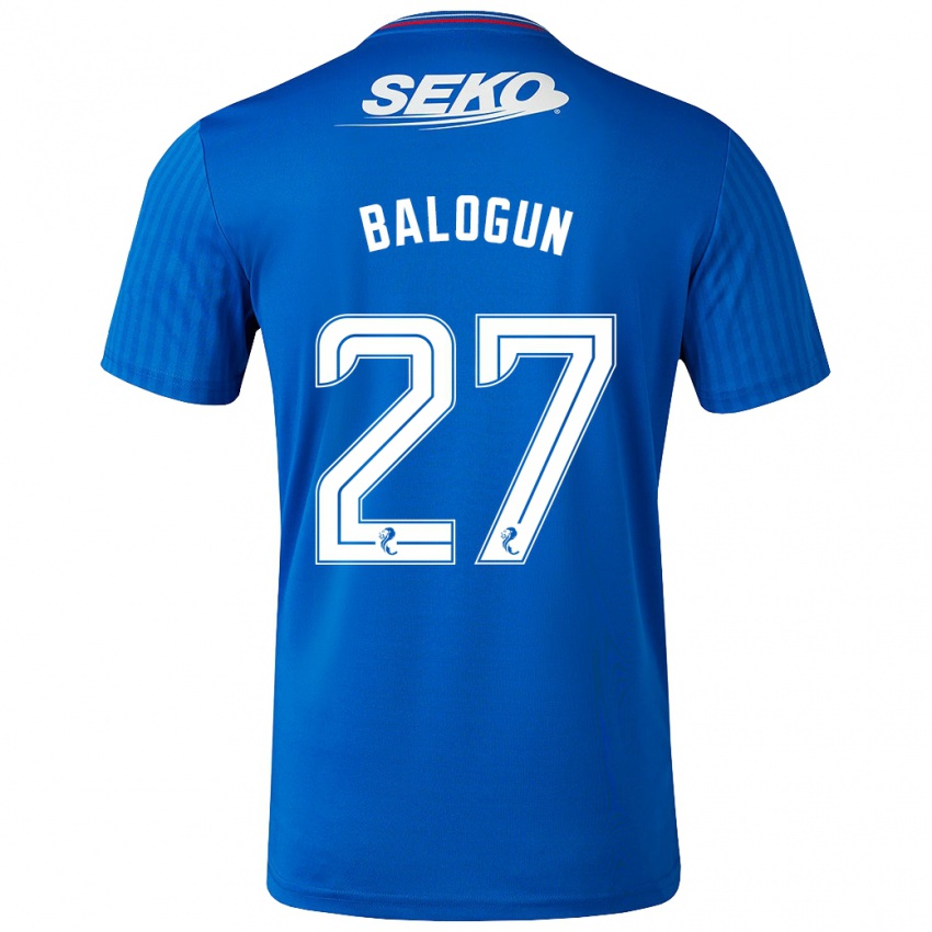 Pánské Leon Balogun #27 Modrý Domů Hráčské Dresy 2023/24 Dres