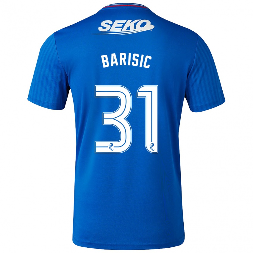 Pánské Borna Barisic #31 Modrý Domů Hráčské Dresy 2023/24 Dres