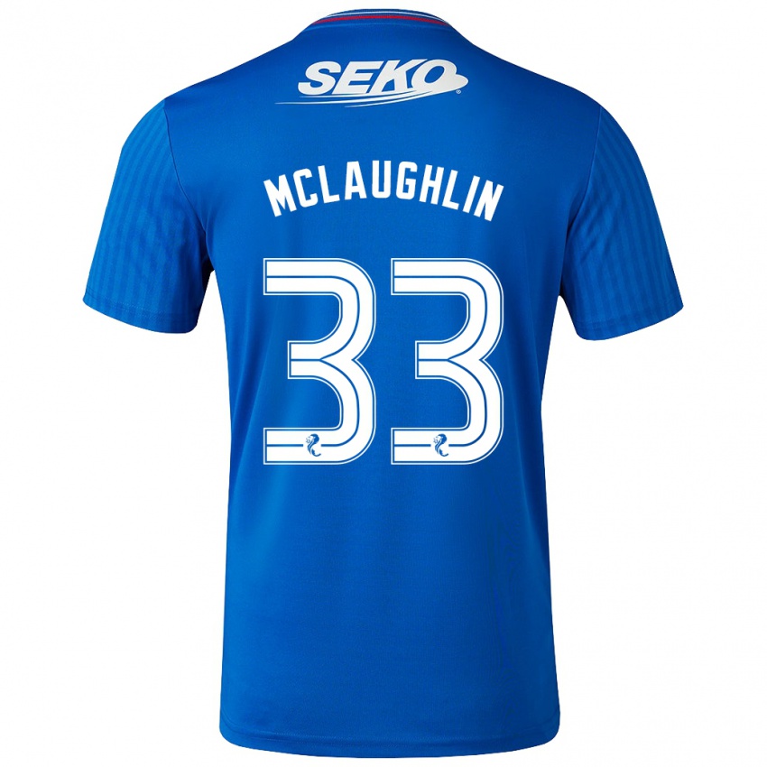 Pánské Jon Mclaughlin #33 Modrý Domů Hráčské Dresy 2023/24 Dres