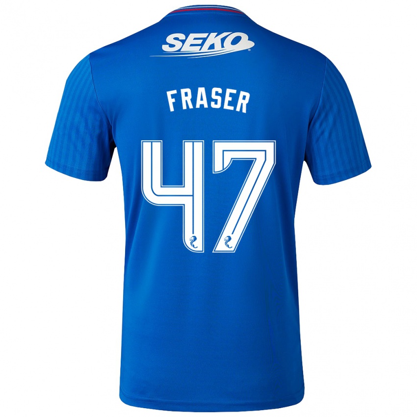 Pánské Robbie Fraser #47 Modrý Domů Hráčské Dresy 2023/24 Dres