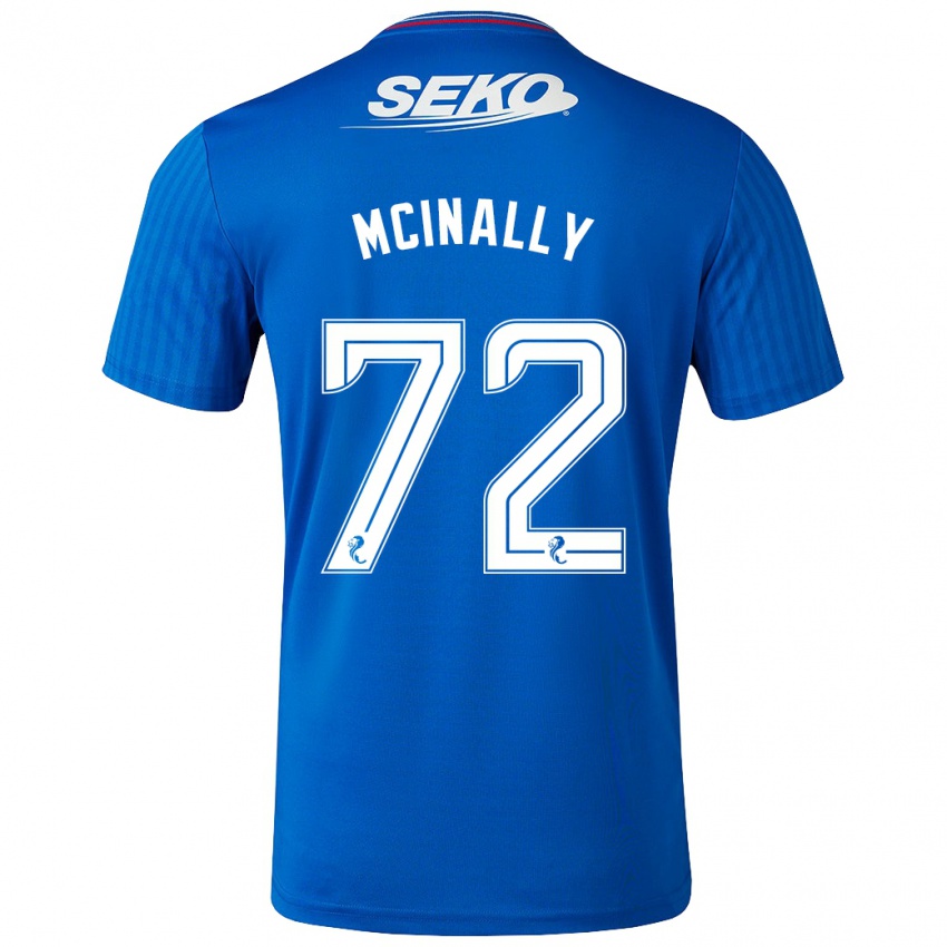 Pánské Darren Mcinally #72 Modrý Domů Hráčské Dresy 2023/24 Dres