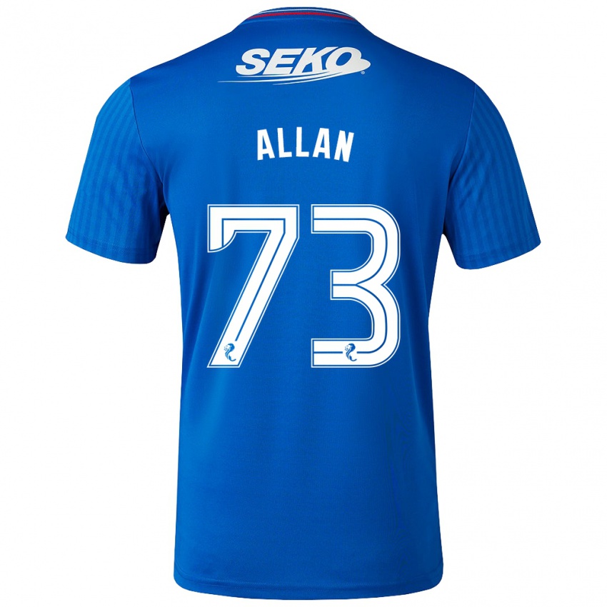 Pánské Connor Allan #73 Modrý Domů Hráčské Dresy 2023/24 Dres