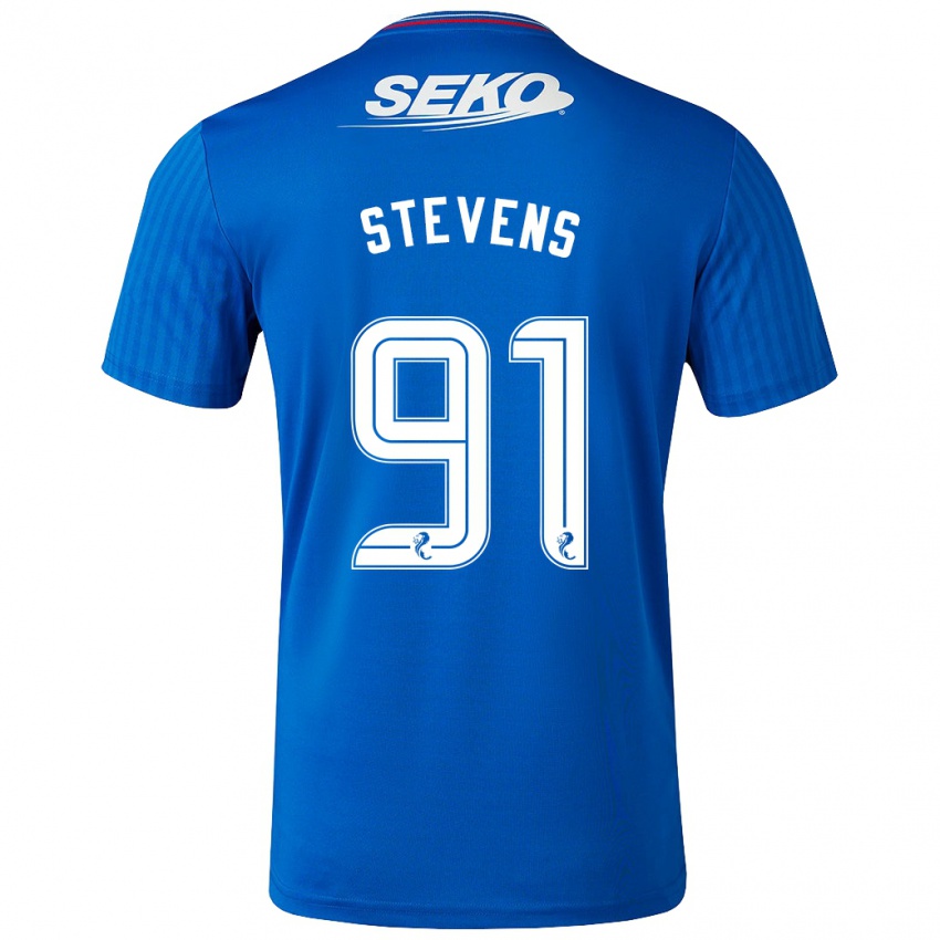 Pánské Archie Stevens #91 Modrý Domů Hráčské Dresy 2023/24 Dres