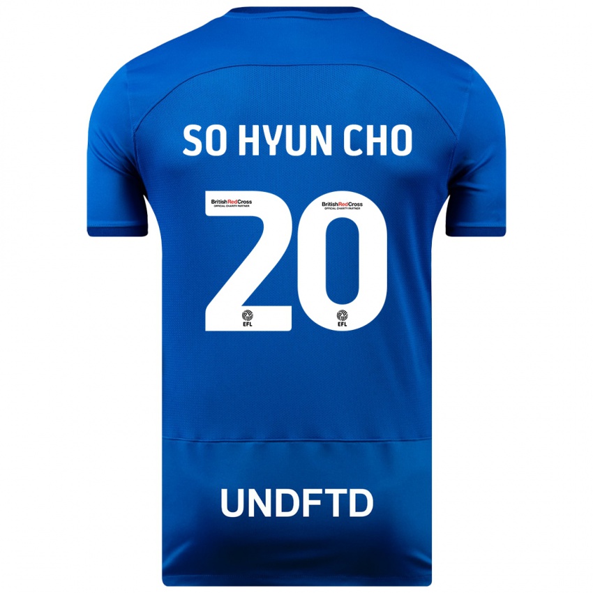 Pánské Cho So-Hyun #20 Modrý Domů Hráčské Dresy 2023/24 Dres