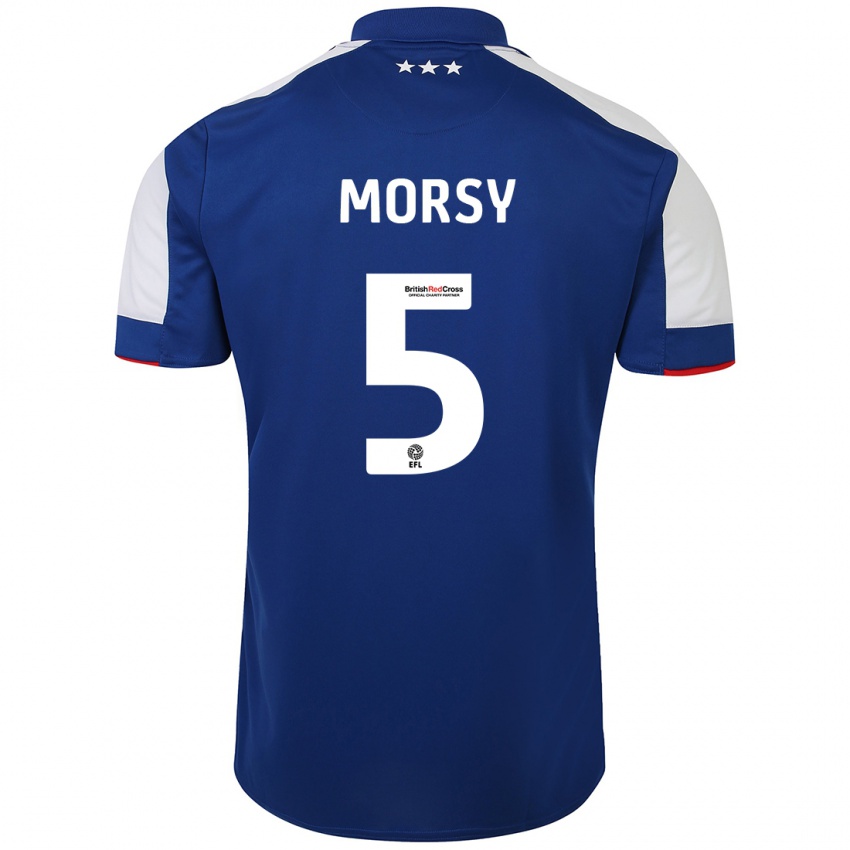 Pánské Samy Morsy #5 Modrý Domů Hráčské Dresy 2023/24 Dres