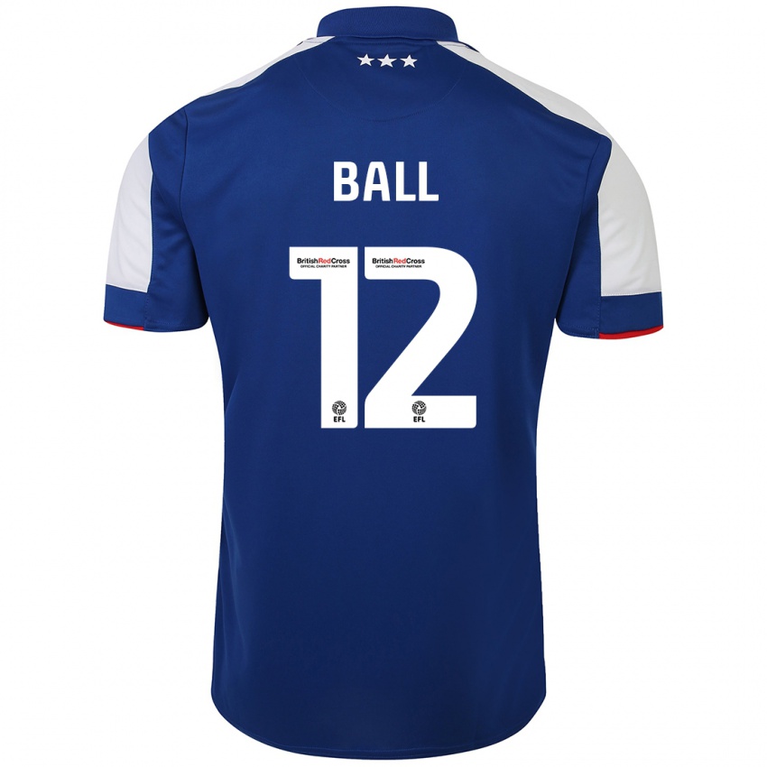 Pánské Dominic Ball #12 Modrý Domů Hráčské Dresy 2023/24 Dres