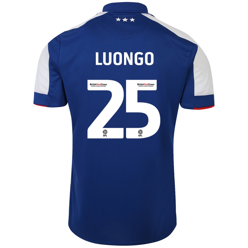 Pánské Massimo Luongo #25 Modrý Domů Hráčské Dresy 2023/24 Dres