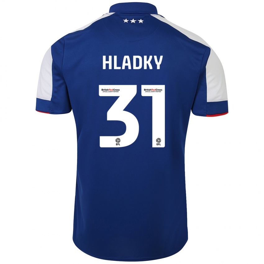 Pánské Vaclav Hladky #31 Modrý Domů Hráčské Dresy 2023/24 Dres