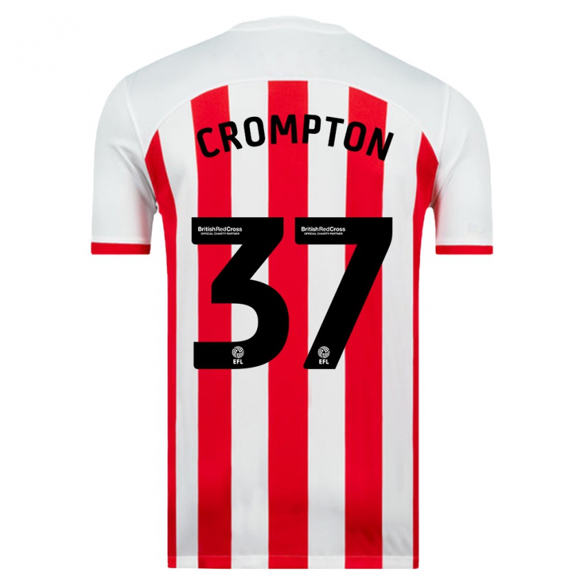 Pánské Ben Crompton #37 Bílý Domů Hráčské Dresy 2023/24 Dres