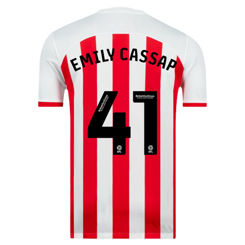 Pánské Emily Cassap #41 Bílý Domů Hráčské Dresy 2023/24 Dres