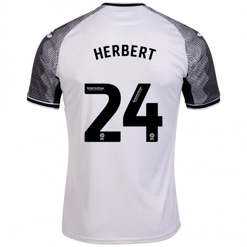 Pánské Chelsea Herbert #24 Bílý Domů Hráčské Dresy 2023/24 Dres