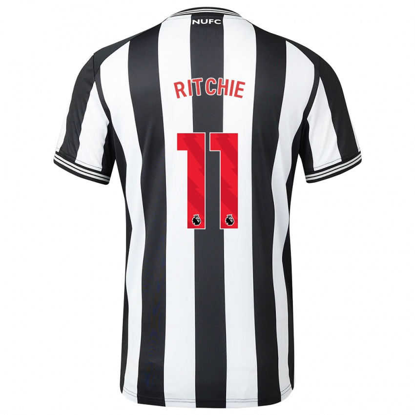 Pánské Matt Ritchie #11 Černá Bílá Domů Hráčské Dresy 2023/24 Dres