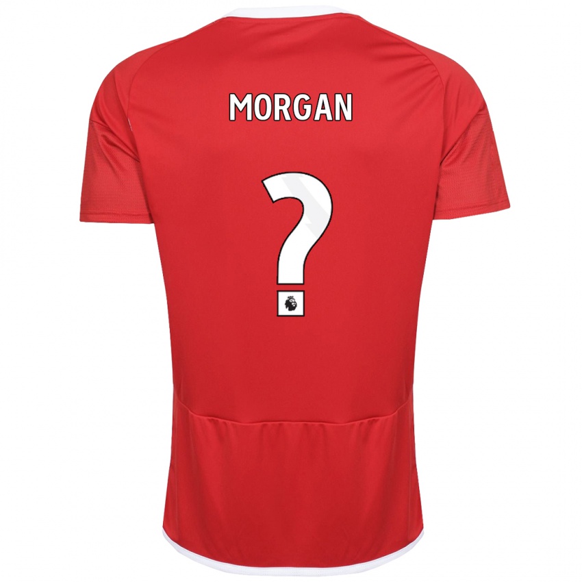 Pánské Elijah Morgan #0 Červené Domů Hráčské Dresy 2023/24 Dres