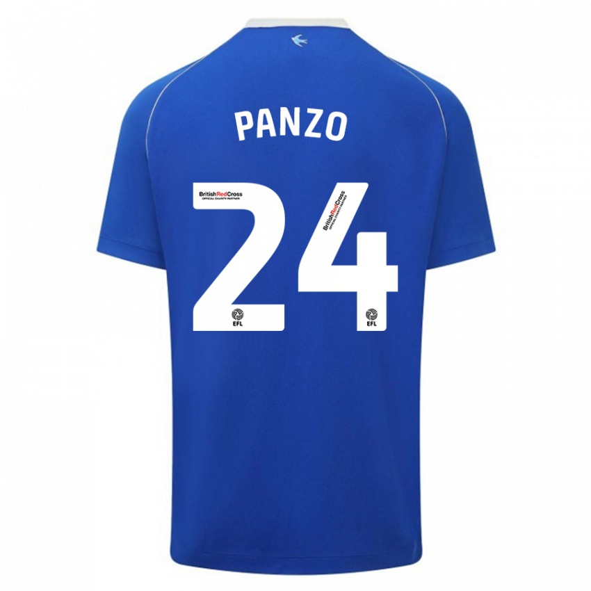 Pánské Jonathan Panzo #24 Modrý Domů Hráčské Dresy 2023/24 Dres