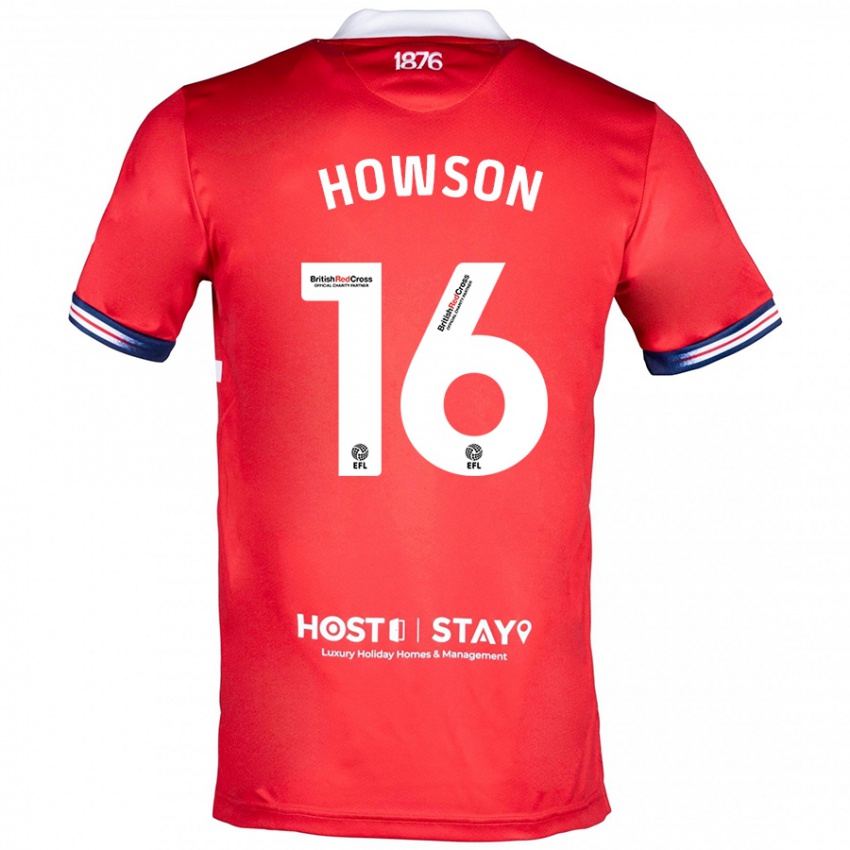 Pánské Jonathan Howson #16 Červené Domů Hráčské Dresy 2023/24 Dres