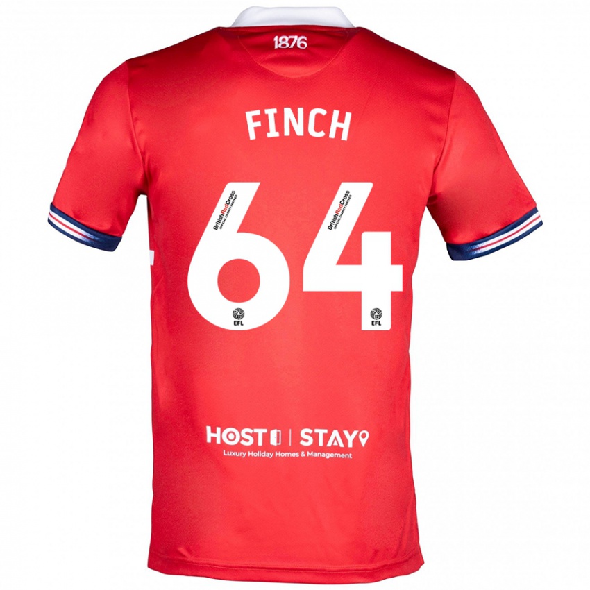 Pánské Sonny Finch #64 Červené Domů Hráčské Dresy 2023/24 Dres