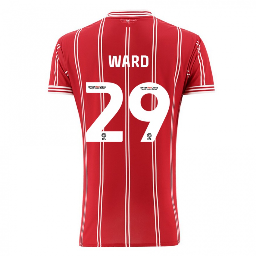 Pánské Mari Ward #29 Červené Domů Hráčské Dresy 2023/24 Dres