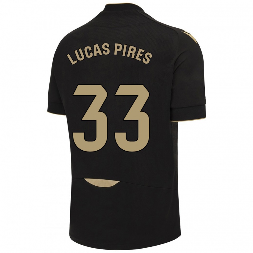 Pánské Lucas Pires #33 Černá Daleko Hráčské Dresy 2023/24 Dres