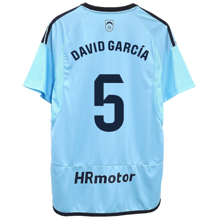 Pánské David García #5 Modrý Daleko Hráčské Dresy 2023/24 Dres