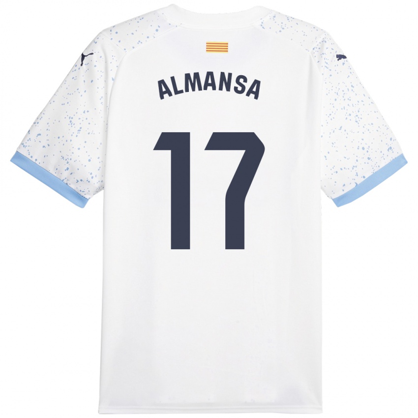 Pánské Alex Almansa #17 Bílý Daleko Hráčské Dresy 2023/24 Dres