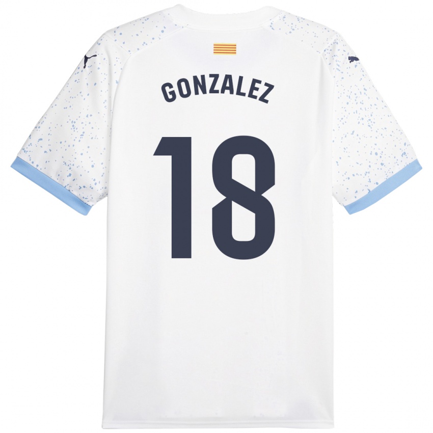 Pánské Gerard Gonzalez #18 Bílý Daleko Hráčské Dresy 2023/24 Dres