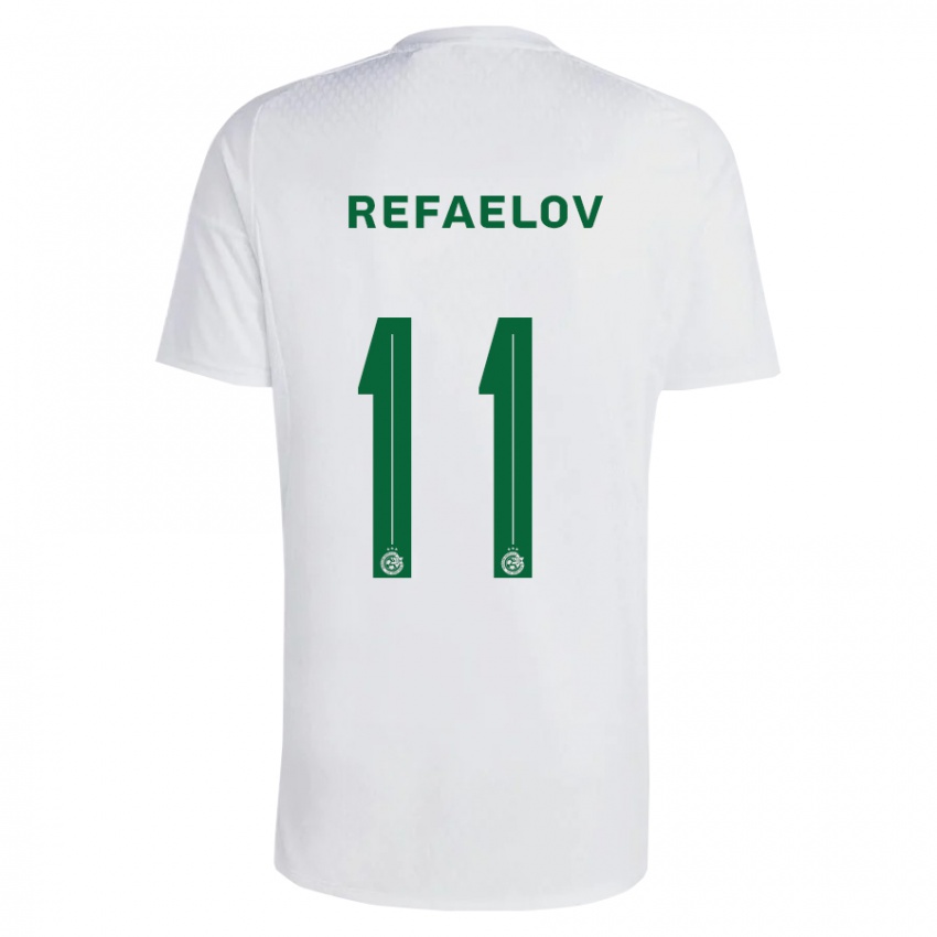 Pánské Lior Refaelov #11 Zeleno Modrá Daleko Hráčské Dresy 2023/24 Dres