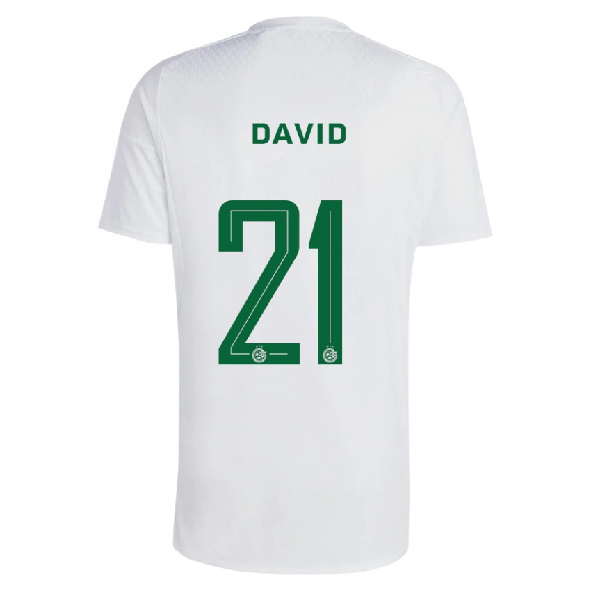 Pánské Dean David #21 Zeleno Modrá Daleko Hráčské Dresy 2023/24 Dres