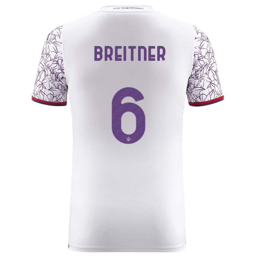 Pánské Stephanie Breitner #6 Bílý Daleko Hráčské Dresy 2023/24 Dres