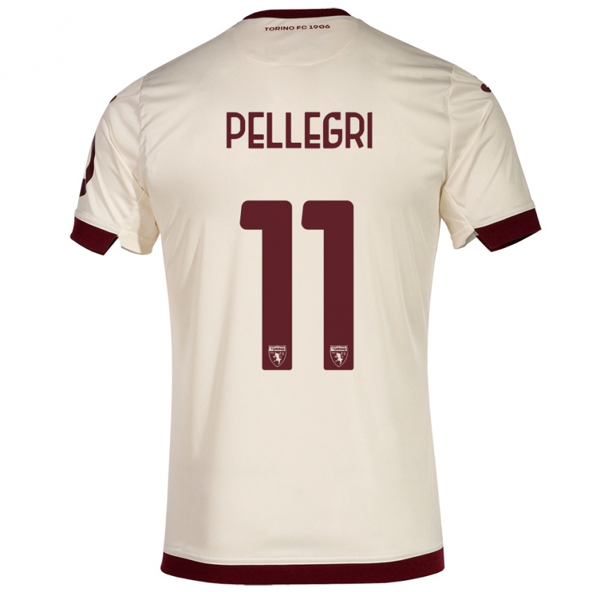 Pánské Pietro Pellegri #11 Šampaňské Daleko Hráčské Dresy 2023/24 Dres