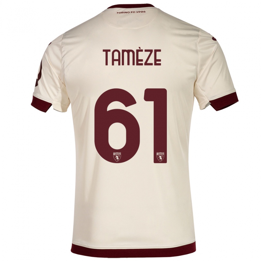 Pánské Adrien Tamèze #61 Šampaňské Daleko Hráčské Dresy 2023/24 Dres