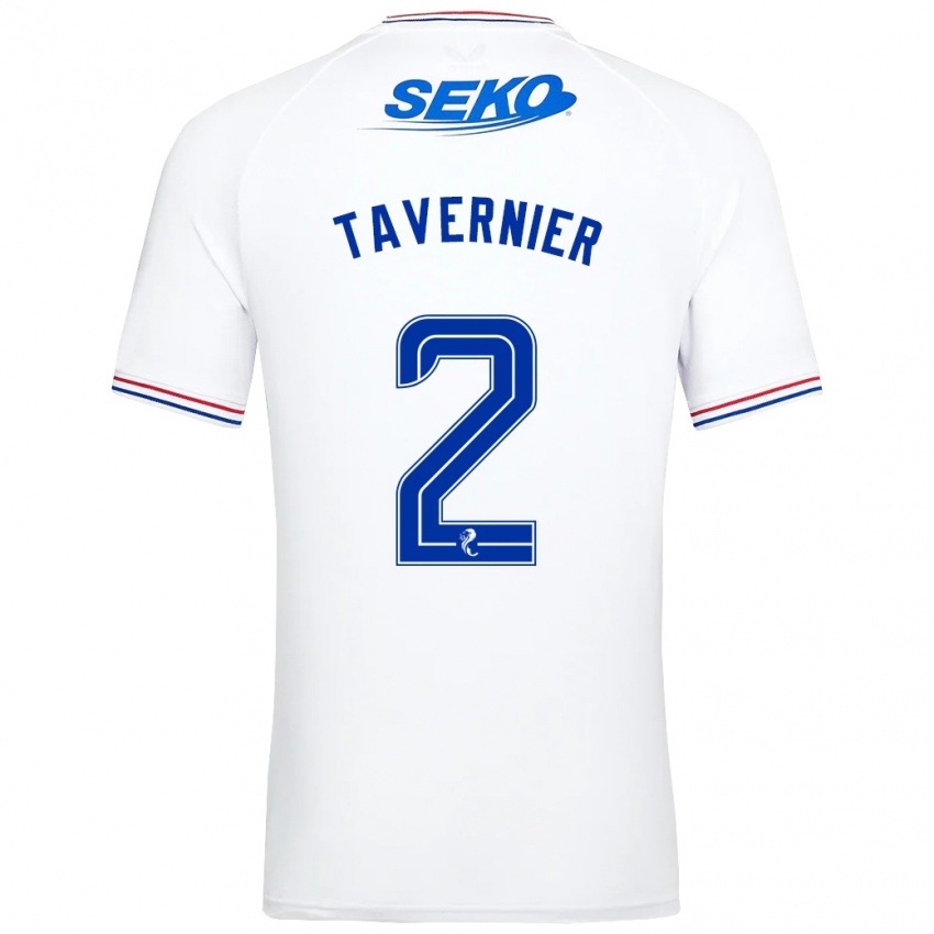 Pánské James Tavernier #2 Bílý Daleko Hráčské Dresy 2023/24 Dres