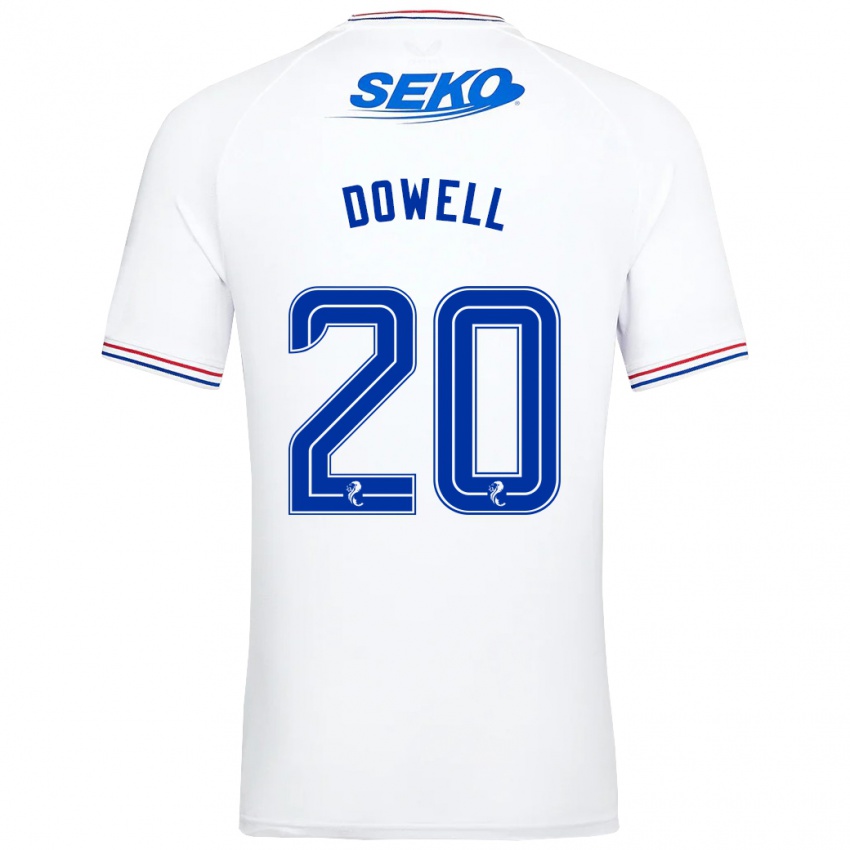 Pánské Kieran Dowell #20 Bílý Daleko Hráčské Dresy 2023/24 Dres