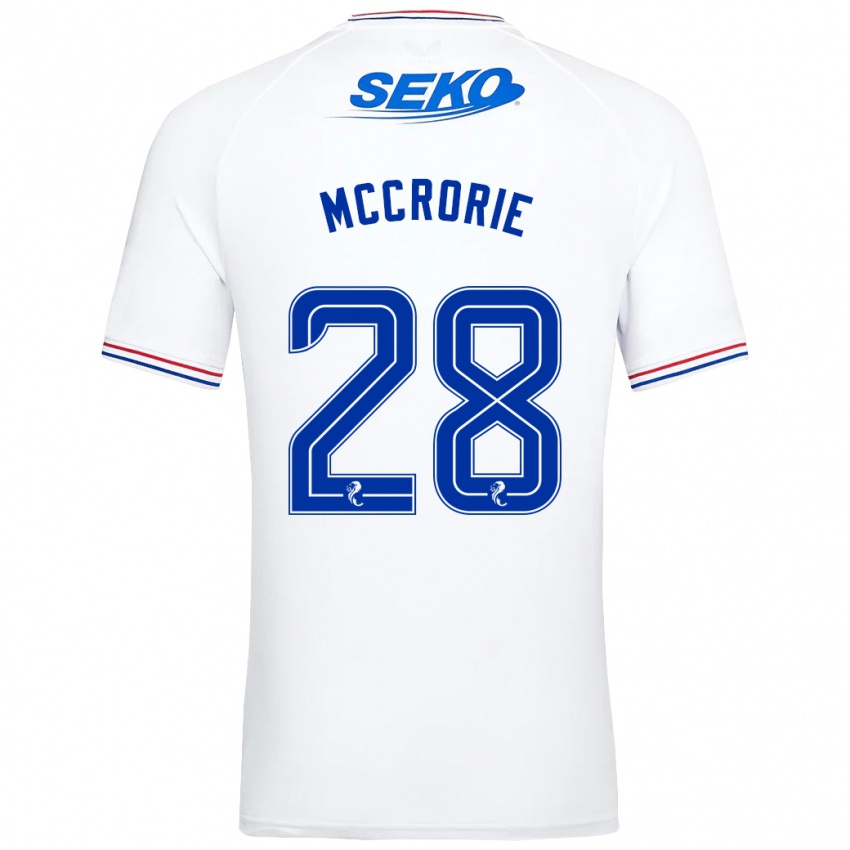 Pánské Robby Mccrorie #28 Bílý Daleko Hráčské Dresy 2023/24 Dres