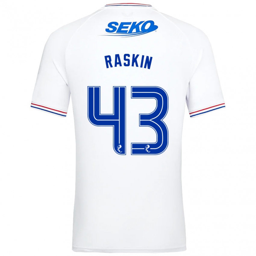 Pánské Nicolas Raskin #43 Bílý Daleko Hráčské Dresy 2023/24 Dres