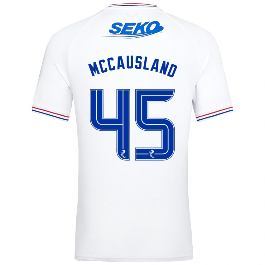 Pánské Ross Mccausland #45 Bílý Daleko Hráčské Dresy 2023/24 Dres