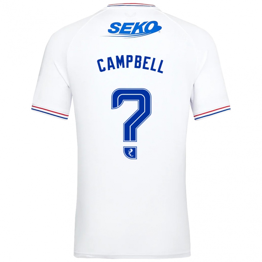 Pánské Connor Campbell #0 Bílý Daleko Hráčské Dresy 2023/24 Dres