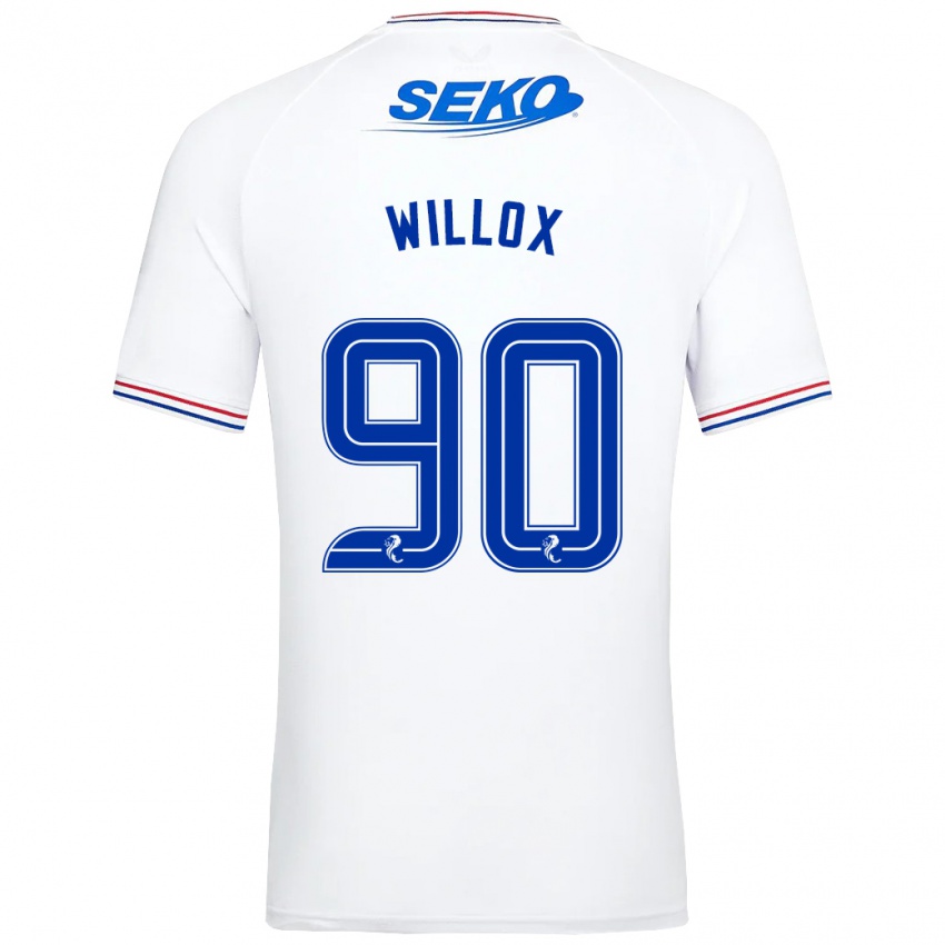 Pánské Kieron Willox #90 Bílý Daleko Hráčské Dresy 2023/24 Dres