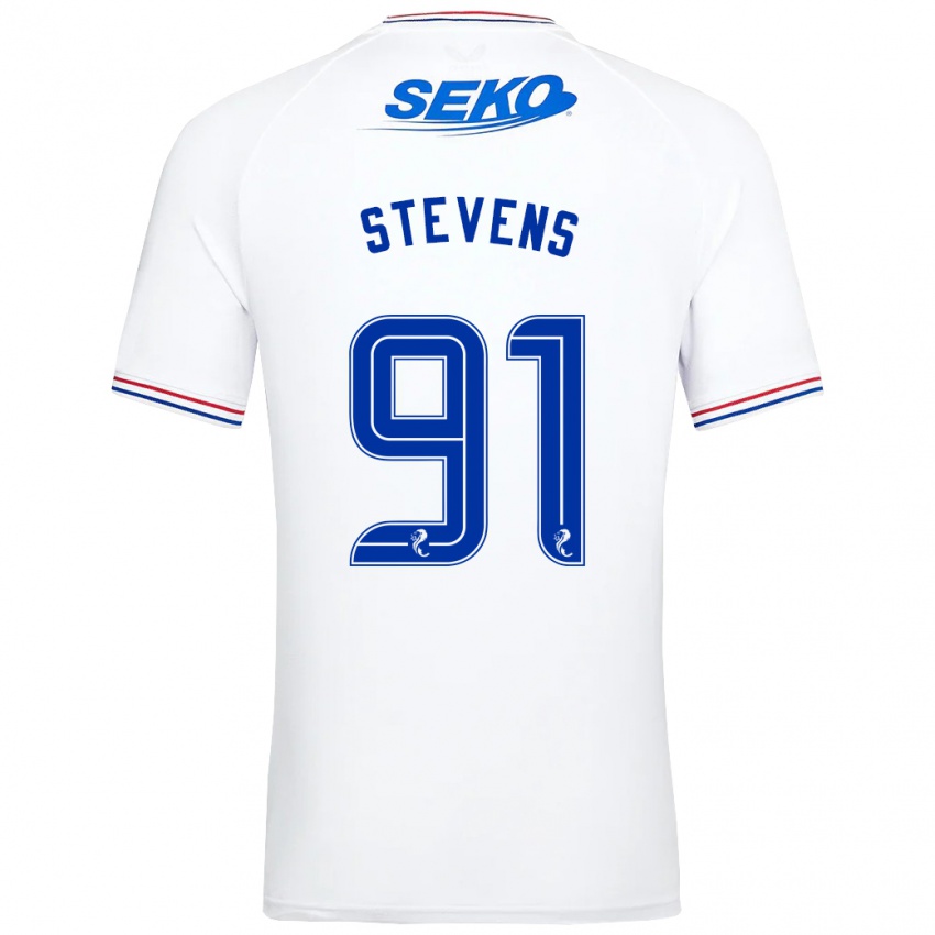 Pánské Archie Stevens #91 Bílý Daleko Hráčské Dresy 2023/24 Dres