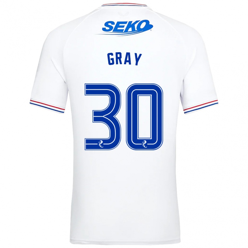 Pánské Georgia Gray #30 Bílý Daleko Hráčské Dresy 2023/24 Dres