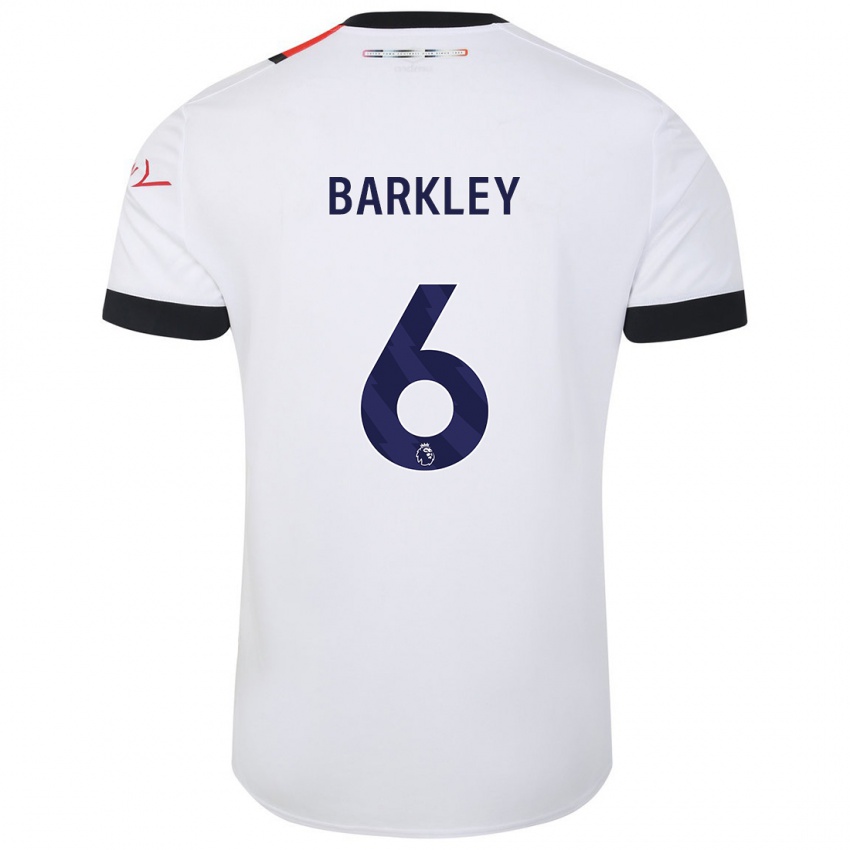 Pánské Ross Barkley #6 Bílý Daleko Hráčské Dresy 2023/24 Dres