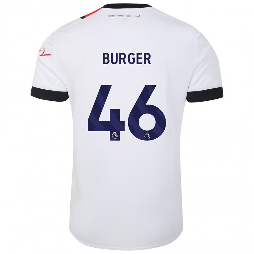 Pánské Jake Burger #46 Bílý Daleko Hráčské Dresy 2023/24 Dres