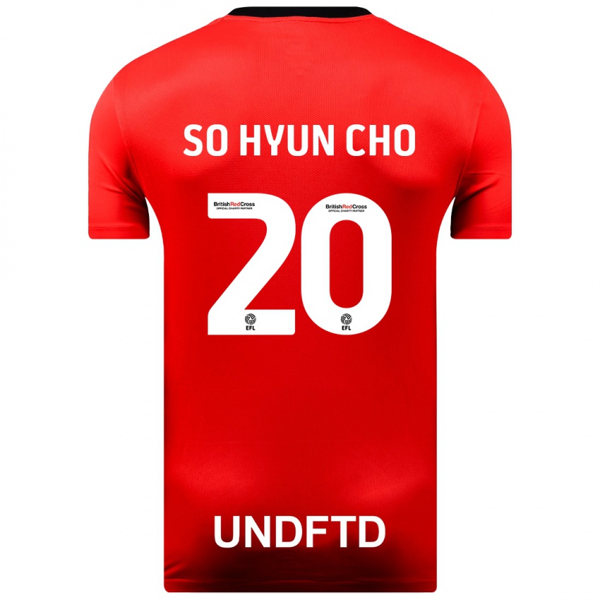 Pánské Cho So-Hyun #20 Červené Daleko Hráčské Dresy 2023/24 Dres