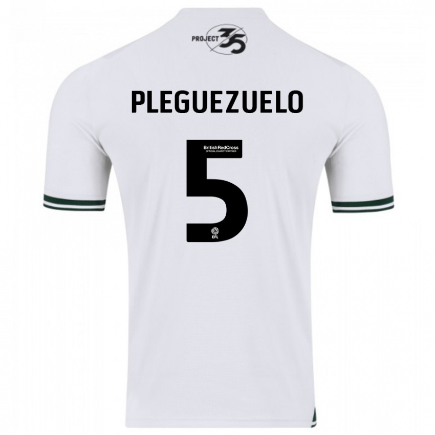 Pánské Julio Pleguezuelo #5 Bílý Daleko Hráčské Dresy 2023/24 Dres