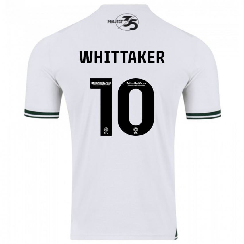 Pánské Morgan Whittaker #10 Bílý Daleko Hráčské Dresy 2023/24 Dres