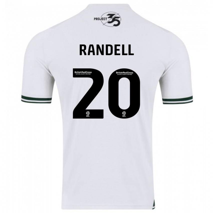 Pánské Adam Randell #20 Bílý Daleko Hráčské Dresy 2023/24 Dres