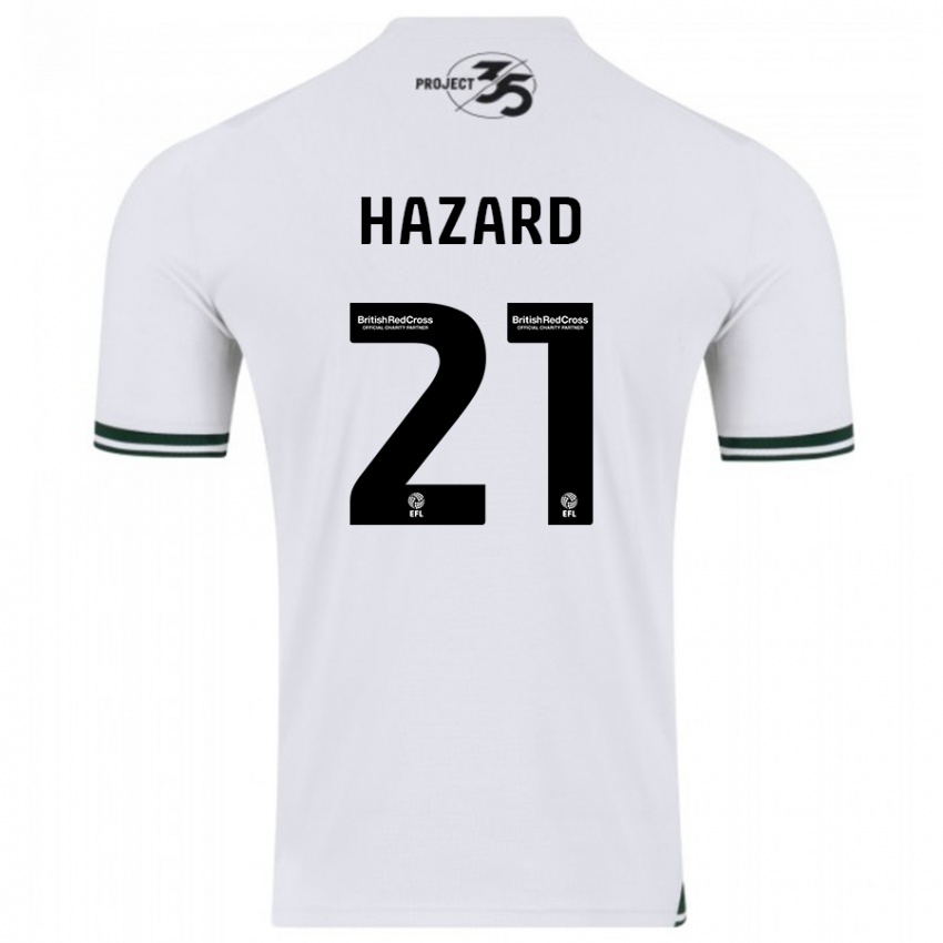 Pánské Conor Hazard #21 Bílý Daleko Hráčské Dresy 2023/24 Dres