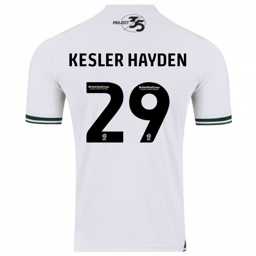 Pánské Kaine Kesler-Hayden #29 Bílý Daleko Hráčské Dresy 2023/24 Dres