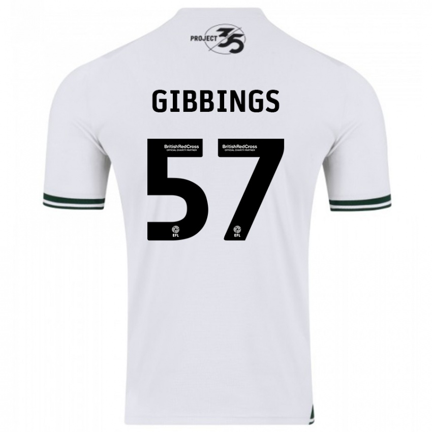 Pánské Cole Gibbings #57 Bílý Daleko Hráčské Dresy 2023/24 Dres