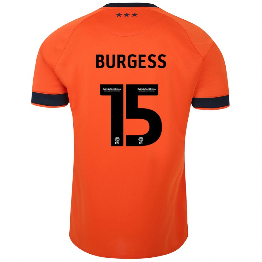 Pánské Cameron Burgess #15 Oranžový Daleko Hráčské Dresy 2023/24 Dres