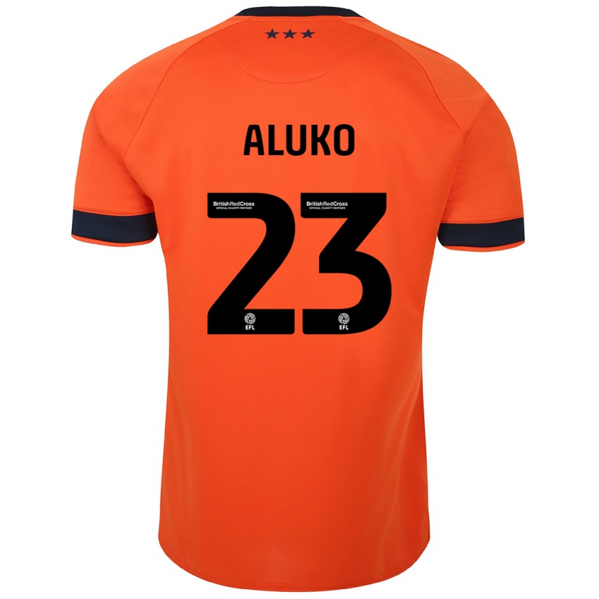 Pánské Sone Aluko #23 Oranžový Daleko Hráčské Dresy 2023/24 Dres